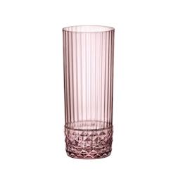 Bormioli Rocco - Lot 6 Chopes America20s 40cl En Verre Rose Forme Haute - rose 3256391047415_0