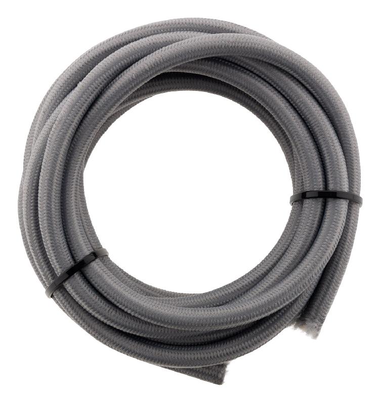 Câble textile 3G1 mm² - Gris - Longueur 3m - Puissance max 3680W - Certifié CE - Marque Elexity_0