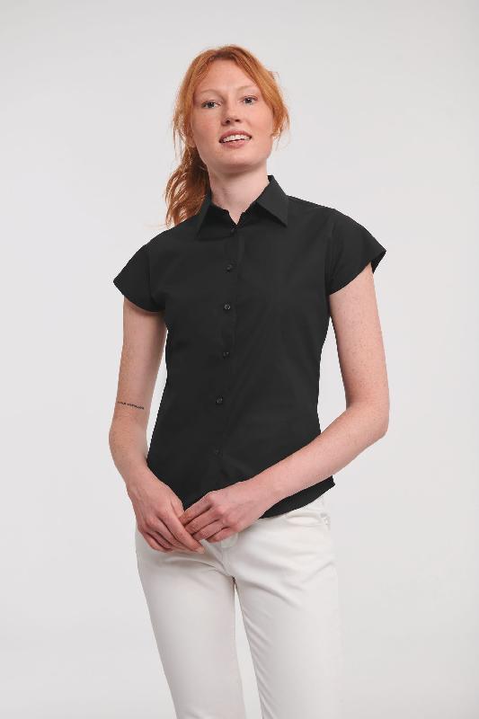 Chemise fittée femme manches courtes -  Réf: RU947F_0