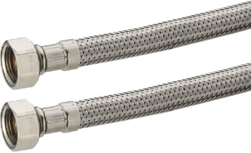 Flexible sanitaire tresse inox - 50cm - 3/8 ff_0