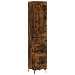 Helloshop26 - Buffet bahut commode armoire meuble de rangement organisateur cuisine salle de séjour salon haut 34,5 x 34 x 180 cm 02_0033232 - 300021_0