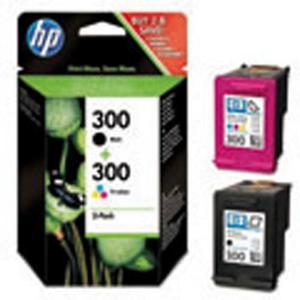HP Combo Pack 300 - Cartouches jet d'encre noir et couleur CN637EE - Compatibles DeskJet, Envy, PhotoSmart_0