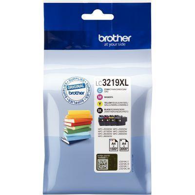 Lot de 4 cartouches d'encre Brother LC3219XLVAL - Noir, Cyan, Magenta, Jaune - Haute capacité_0