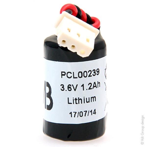 PILE LITHIUM ER14250H 1/2AA MOLEX 5264 3.6V 1200MAH_0