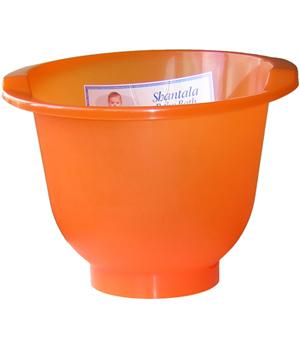 POPOLINI - BAIGNOIRE SHANTALA ORANGE : LE BAIN ÉCOLOGIQUE DE 0 À 12 MOIS