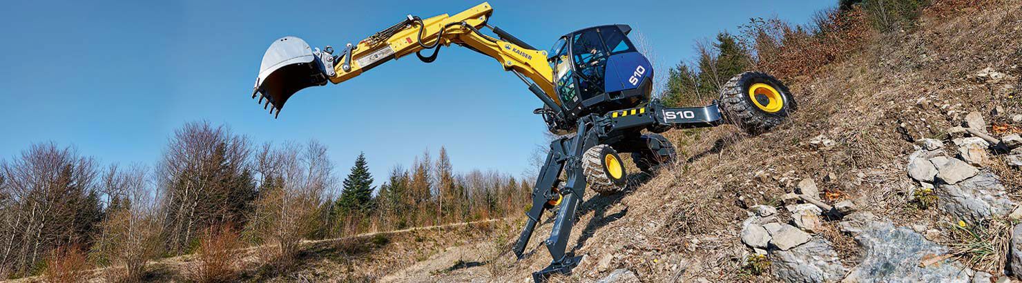 S10 pelle araignée mobile - dernière génération KAISER - puissance et efficacité sur terrains difficiles_0