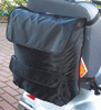 Sac pour dossier de fauteuil roulant - manuel ou électrique - grand et adaptable avec poches spacieuses_0