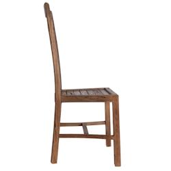 SIT Möbel Chaise | En teck massif recyclé | Naturel | L 46 x P 45 x H 104 cm - marron Bois massif 06264-01_0