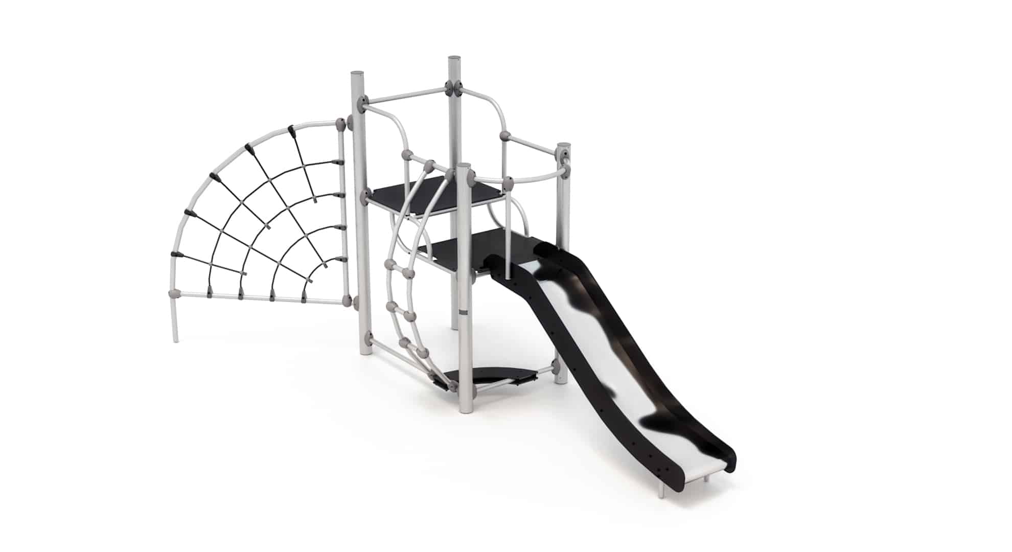 Structure multi-activités métallique Ninja Mygale - LD1SA0111 - Ludoparc - pour enfants dès 3 ans - capacité 20 personnes_0