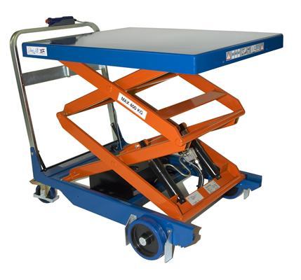 Table élévatrice mobile - Trolley TZD 400B - Capacité 400 kg - Batterie 12V avec chargeur intégré_0
