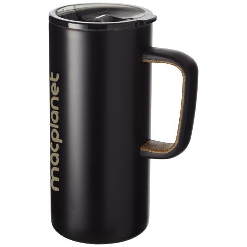 Tasse isotherme Valhalla - isolation cuivre - 500ml - poignée en liège - design tendance_0
