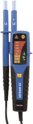 Testeur de tension VAT/DDT AC/DC 690 V - continuité, afficheur LED, ordre de phase - SEF62 - Conforme EN61243-3 et NF/UTE 18-510_0