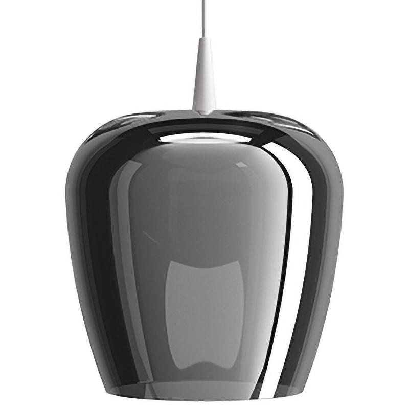 Zafferano Suspension Bilia 230V LED 8W en verre borosilicate soufflé avec diffuseur couleur Blanc et Argent diamètre 27 cm - multicolore 8058945334539_0