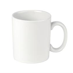 Athena Hotelware Tasses mugs en porcelaine blanche  280 ml   Boite de 12 - blanc porcelaine CC203_0