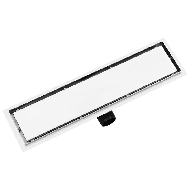 CANIVEAU DRAIN DE DOUCHE 2 EN 1 AVEC COUVERCLE 53 X 14 CM ACIER INOXYDABLE 02_0003009_0