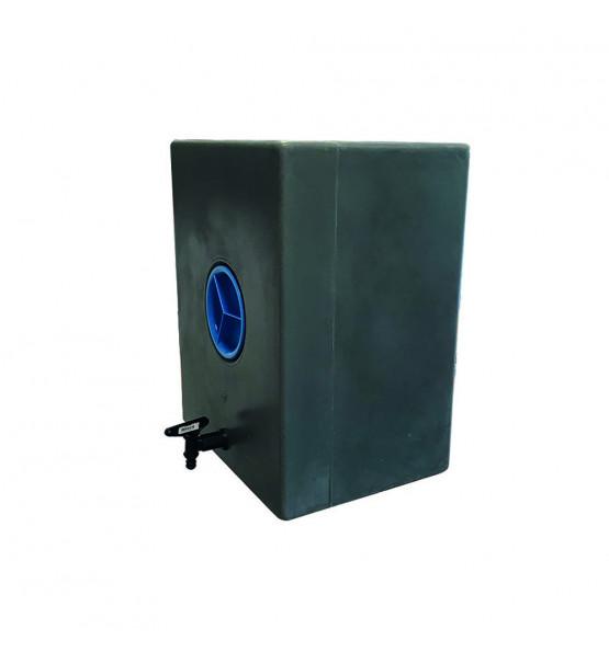 Distributeur d'eau 100L - Réservoir en polyéthylène rotomoulé pour eaux usées - Gris ou naturel_0