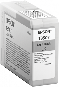 Epson - Cartouche d'encre pigmentaire grise pour traceur SC-P800 - 80 ml (C13T850700)_0