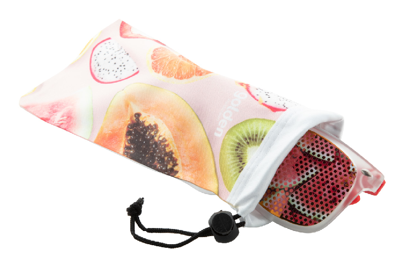 Étui à lunettes en microfibre - impression sublimation incluse - 170 g/m² - blanc_0