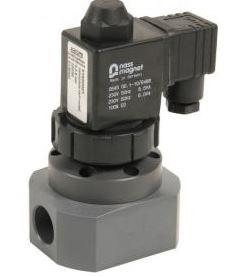Vanne hydraulique EV PVC-U membrane EPDM - EV160 - à coller DN25 diam 32mm - bobine 24VAC_0