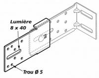 Façade rallonge grisby 180 - acier galvanisé Z350 avec bords anti-dévers pour ISOLCO 3000 P_0