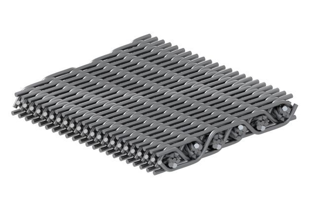 Flexoplan® - Bandes transporteuses métalliques GKD - Résistance à la rupture jusqu'à 200N/mm et résistance thermique 250°C_0