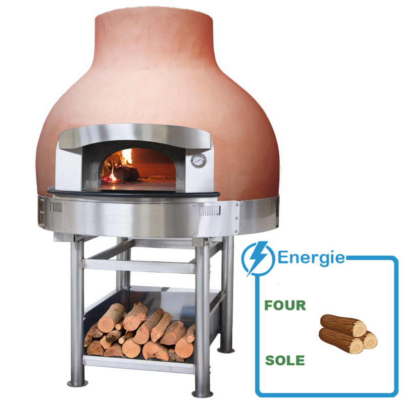 Four à pizza statique Morello Forni - ligne L/LP - stabilité thermique élevée du réfractaire, capacité jusqu'à 15 pizzas_0