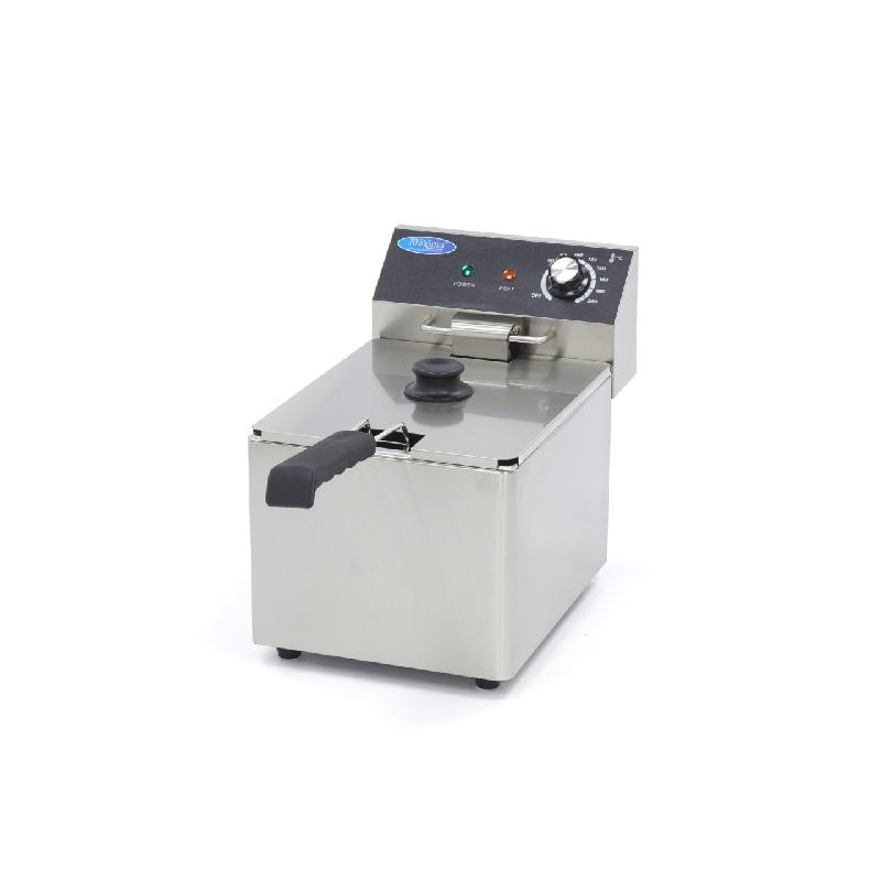 Friteuse professionnelle Maxima - 8 L - 1 panier - jusqu'à 1,4 kg de frites - thermostat 50°C à 200°C - zone froide innovante_0