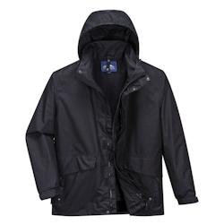 Portwest - Parka de travail respirante 3 en 1 ARGO Noir Taille XL - XL noir 5036108272440_0