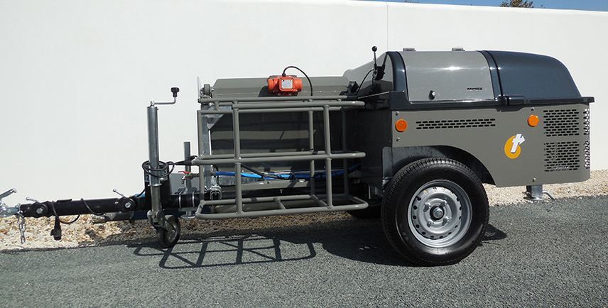 Pragma CL Pompe à Chape - Priomix - KUBOTA 4 cylindres - 18m3/h / 20m3/h_0