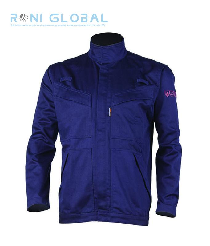 Veste de sécurité antistatique en coton - Ignifuge CLASSE 2 A1+A2 - Protection chaleur, flammes et arc électrique CLASS 1 4KA - STELLER COVERGUARD_0