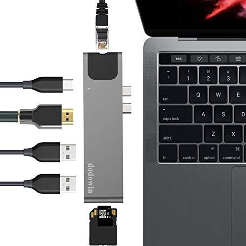 HUB USB C COMPATIBLE AVEC MACBOOK PRO 2019 2018 MACBOOK AIR 2018 HUB P_0