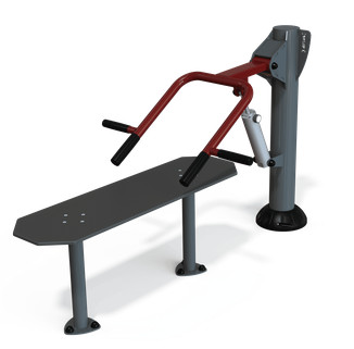 Appareil de fitness de plein air - pec-press couché « R »  RM0330_0