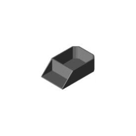 Bac antistatique 160x80 noir - Divisions internes, empilable et orientable_0