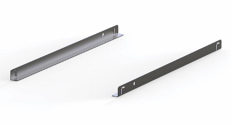 Couple glissières inox D + G pour armoires euronorme - Accessoires 497xH25 - GAEL/2_0