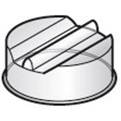 Couvercle en polycarbonate pour élévateur d'assiettes - Ø 260 mm - Modèle DPA/CS26_0