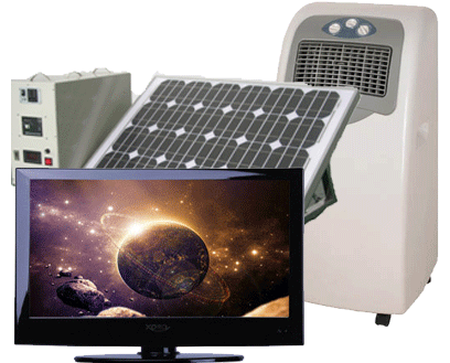 Kit solaire avec tv leds hdtv + airclim_0