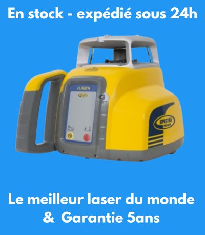 Laser Rotatif de nivellement idéal pour tous vos travaux de terrassement et d'aménagement de pavillons - SPECTRA LL300N_0