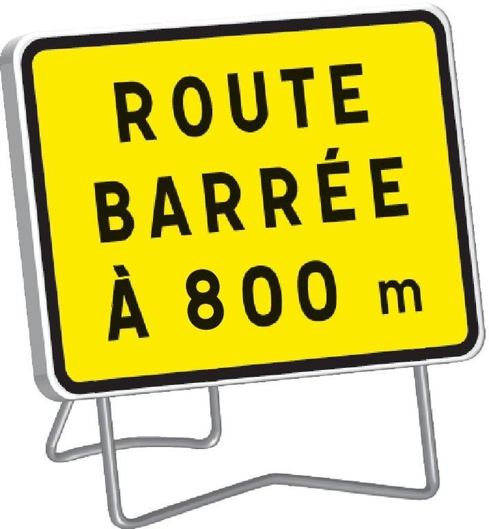 Panneaux Taliasign KC1 800x600 mm classe 1 Indications Temporaires - PNTLGLV1KC-TL01/R8_0