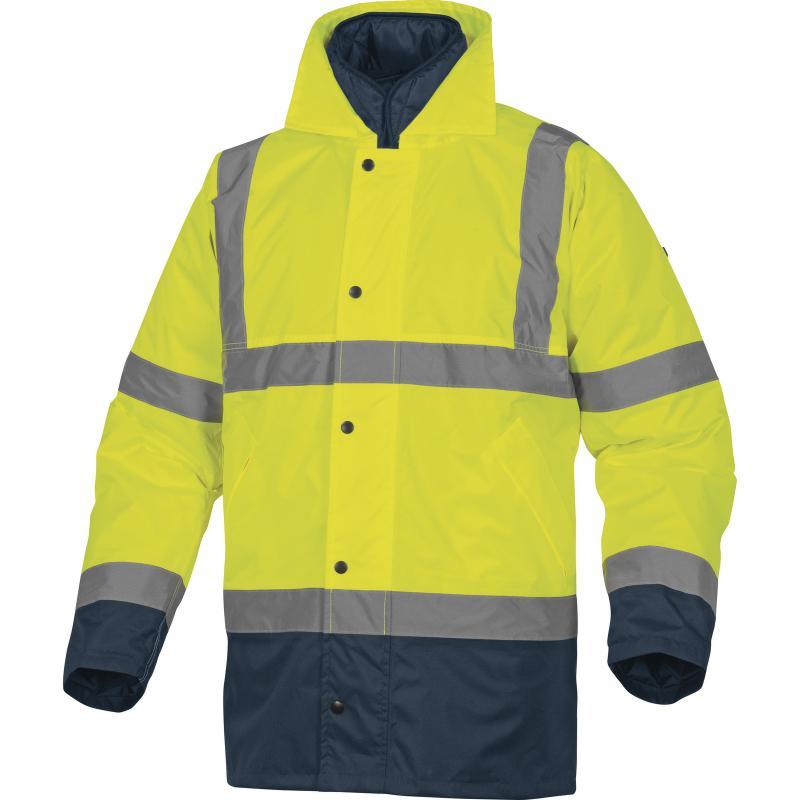Parka haute visibilité 3 en 1 - polyester Oxford enduit PU - doublure amovible_0