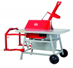 Scie à table mobile - lame Ø 700 mm - robuste avec châssis stable et déplacement facile_0