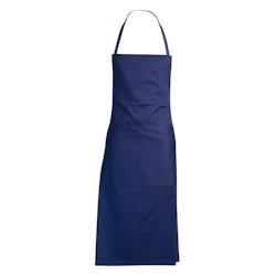 Tablier de service à bavette  Pise 100% coton marine T.Unique Robur - Taille unique bleu textile 3660714727296_0