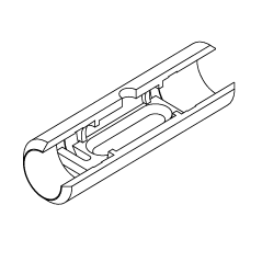 Tube/ensemble plate-forme pré-installé (10) pour spectromètre d'absorption atomique - étalon AA gratuit inclus_0