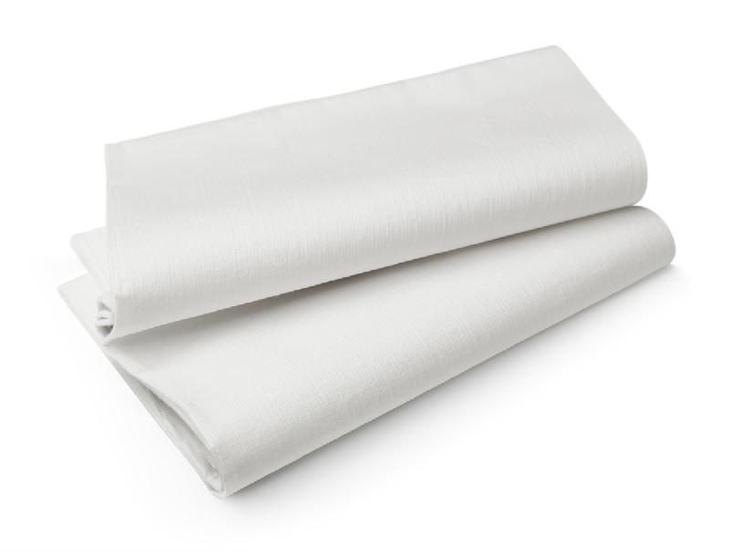 NAPPE BLANC NON TISSÉ 220X127 CM EVOLIN DUNI (25 PIÈCES)