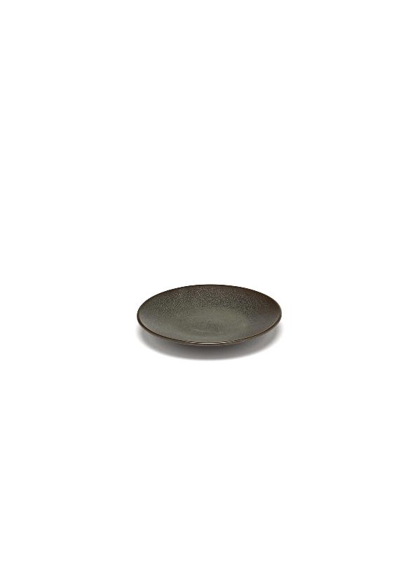 SOUS TASSE À EXPRESSO ROND VERT GRÈS Ø 12 CM INKU SERAX