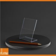 01fr008pg-13 - porte-visuel de comptoir en PETG - Plastiks - format A7 - largeur 7,5 cm - hauteur 10,5 cm_0