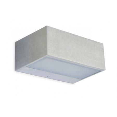 Applique Ioora R7s 60W maxi - Coloris gris - Aluminium et verre givré - IP44_0