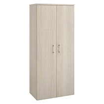 ARMOIRE HAUTE BOIS H 182 X L 80 CM AVEC PORTES BATTANTES CHÊNE GRIS - ARCH