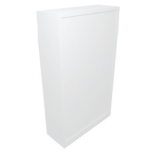 ARMOIRE MÉTAL À RIDEAUX H.198CM BLANC - EOL