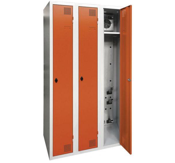 ARMOIRE SÉCHANTE IP 3 COLONNES À MORAILLON ORANGE - MANUTAN COLLECTIVITÉS