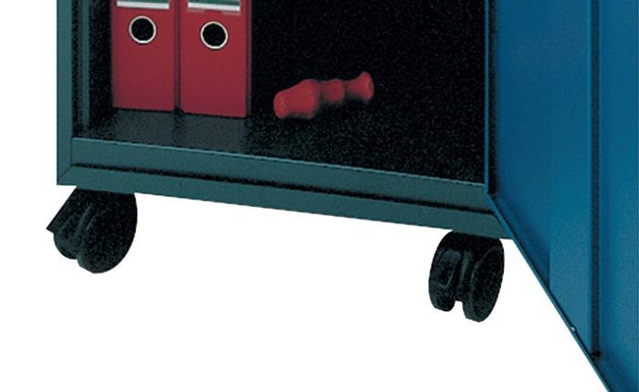 Base roulante sur roulettes pour armoire à outils STUMPF - Polyamide renforcé - Charge 75 kg par bobine_0